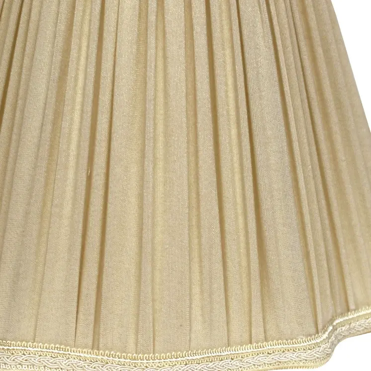 10" Pearl Grey Slanted Fancy Square Shantung Lampshade