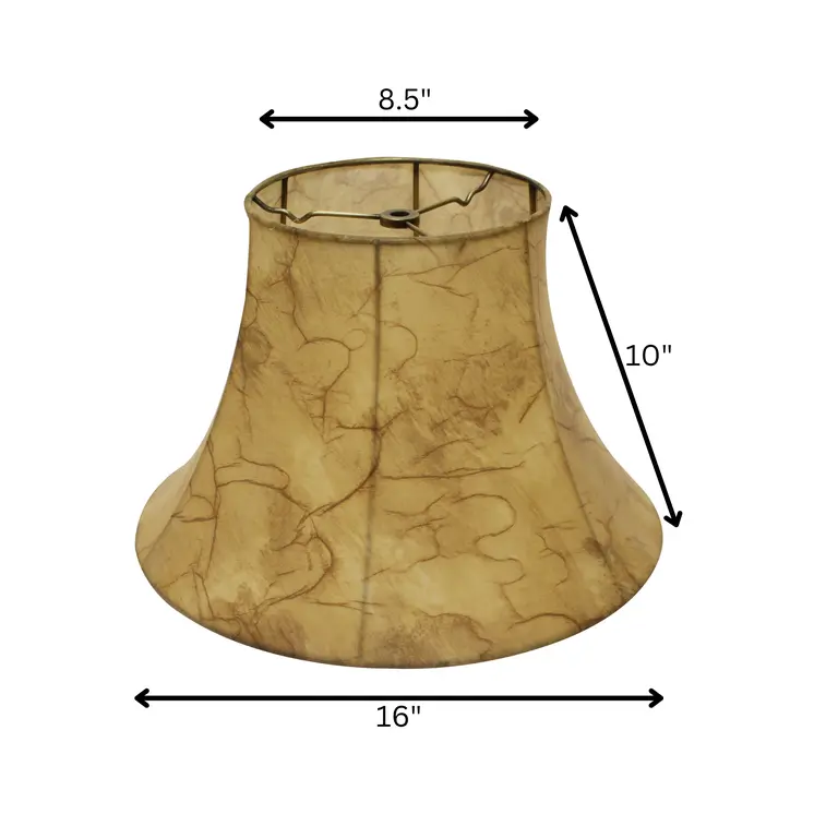 16" Antique Parchment Slanted Softback Lampshade