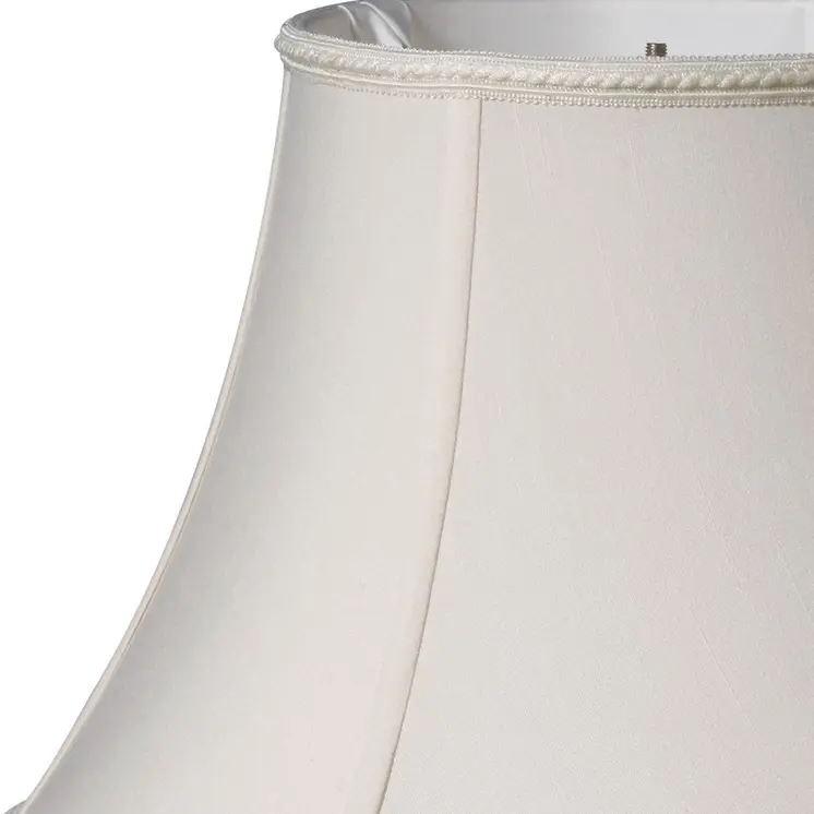 Cream Shantung Silk Bell Lamp Shade