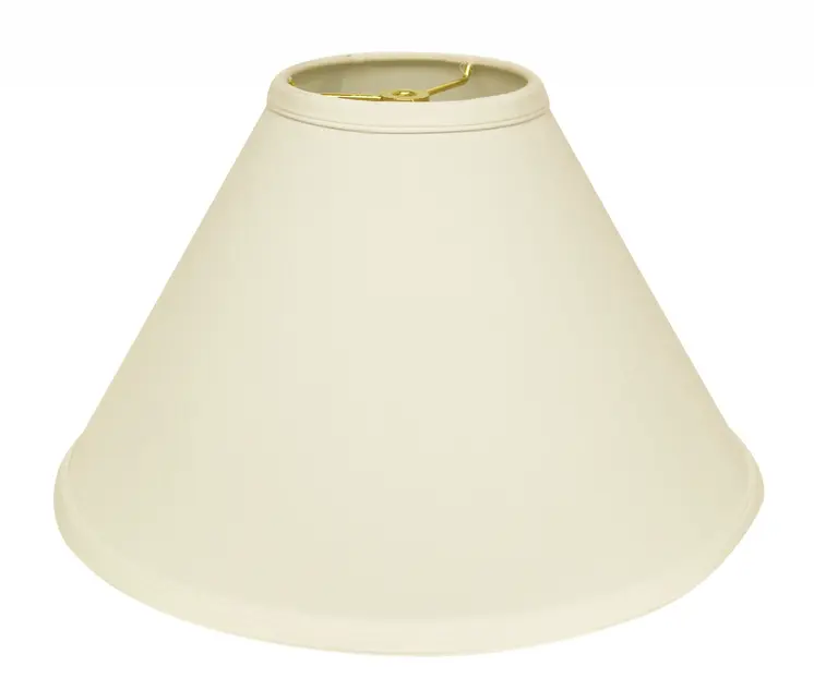 19" Ivory Deep Cone Slanted No Slub Lampshade
