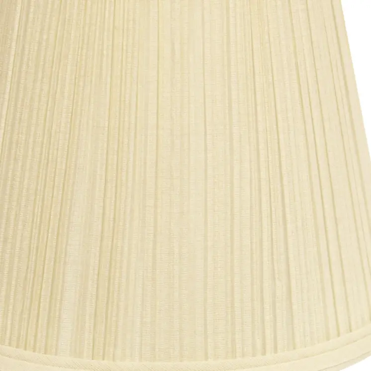 8" Ivory Empire Hardback Slanted Broadcloth Lampshade