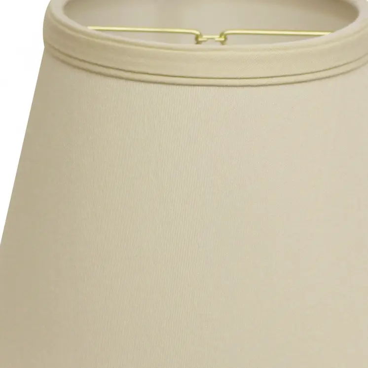 8" Ivory Empire Hardback Slanted No Slub Lampshade