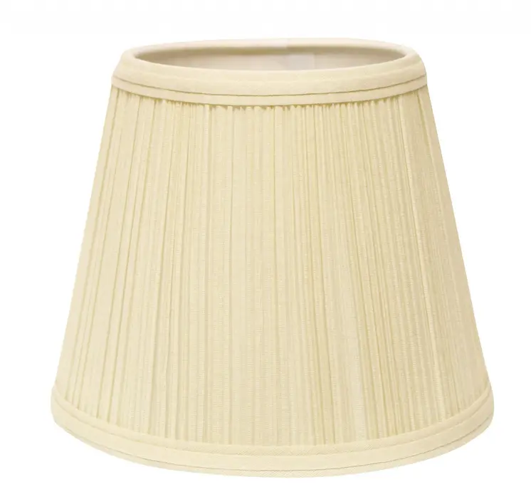 12" Ivory Empire Hardback Slanted Broadcloth Lampshade UF