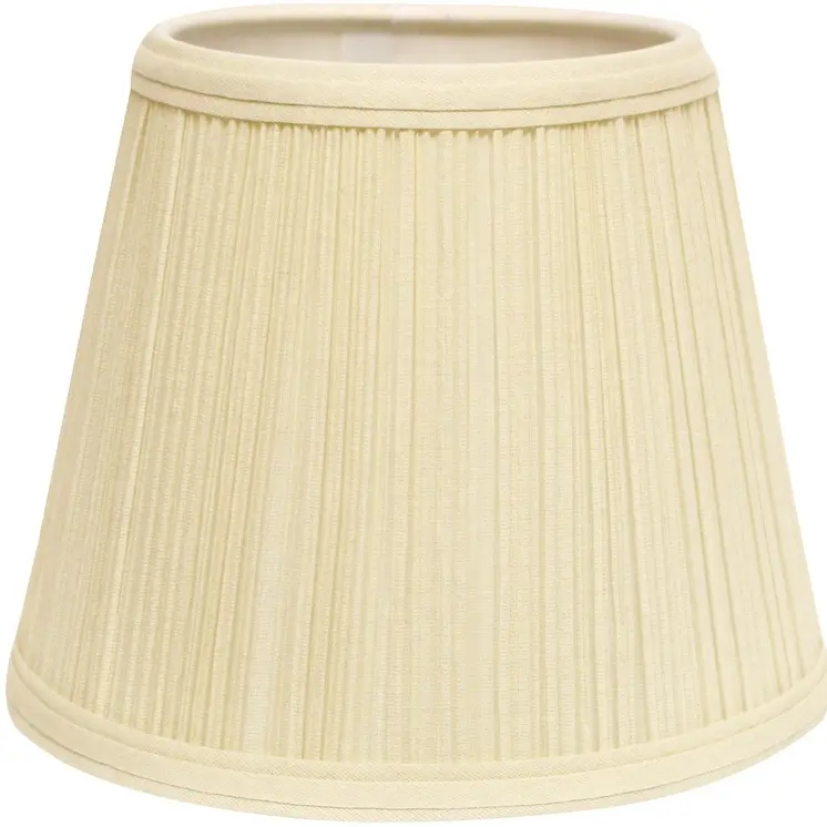 19" Ivory Empire Slanted Broadcloth Lampshade