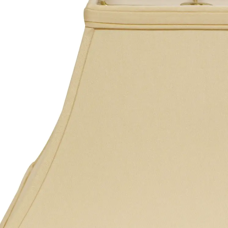 12" Slate Grey Rectangle Bell No Slub Lampshade