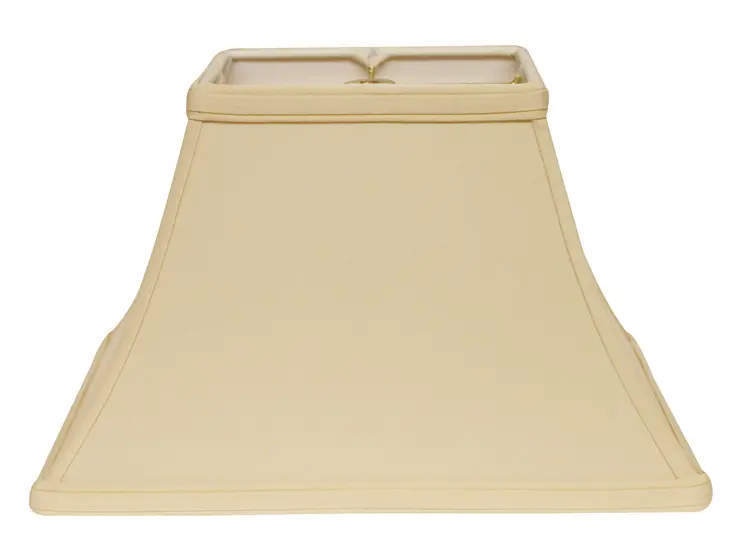 14" Slate Grey Rectangle Bell No Slub Lampshade