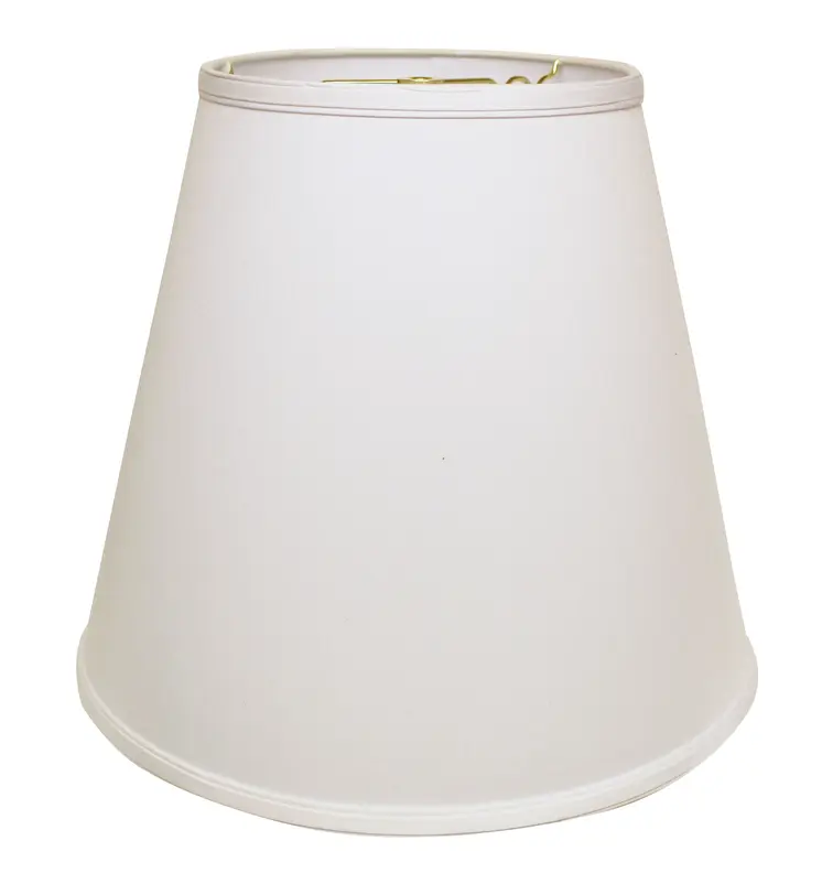 White No Slub Innsbruck Empire Lamp shade 16"W Bottom