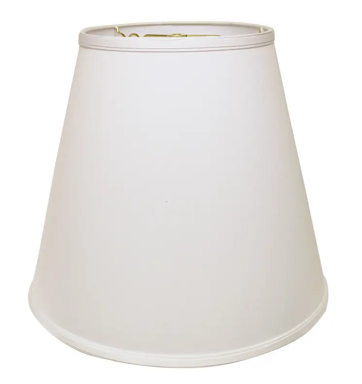 White No Slub Innsbruck Empire Lamp shade 16"W Bottom