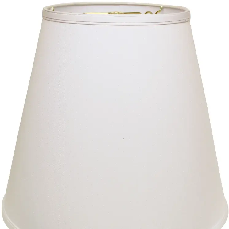 White No Slub Innsbruck Empire Lamp shade 16"W Bottom
