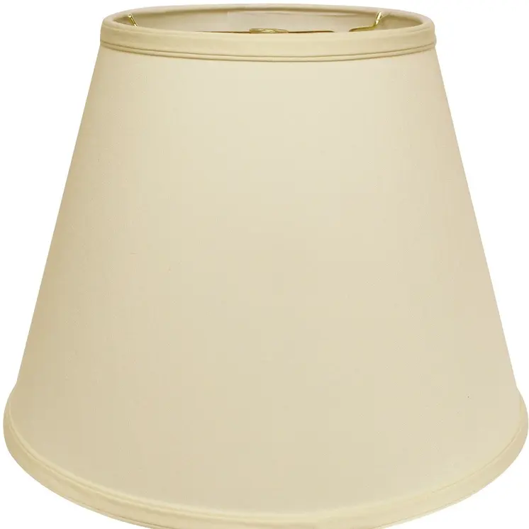14" Ivory Empire Deep Slanted No Slub Lampshade