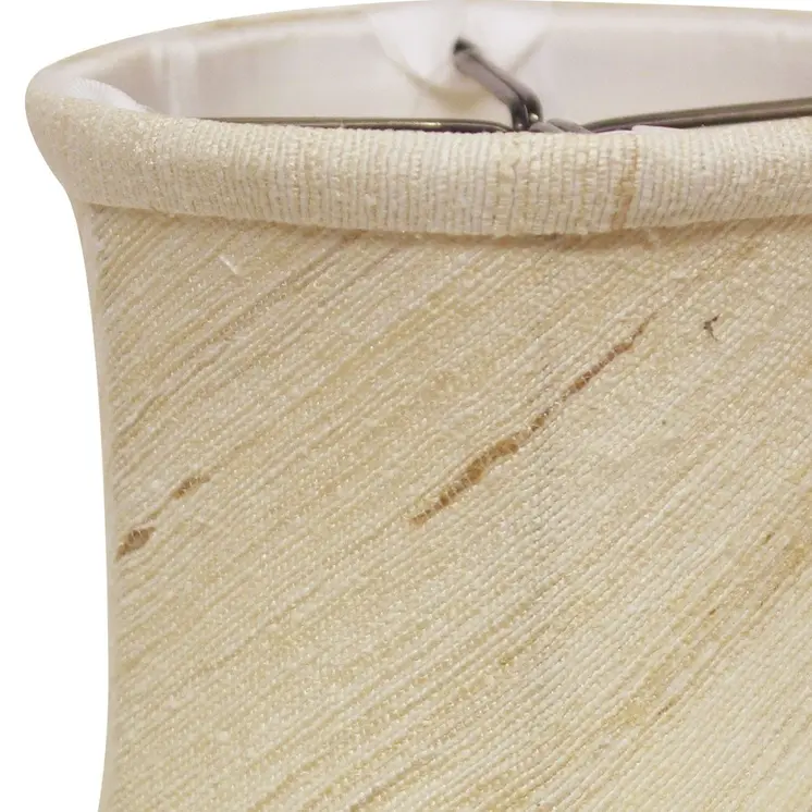 4" Inherent Set of 6 Corset Drum Chandelier Silk Lampshades