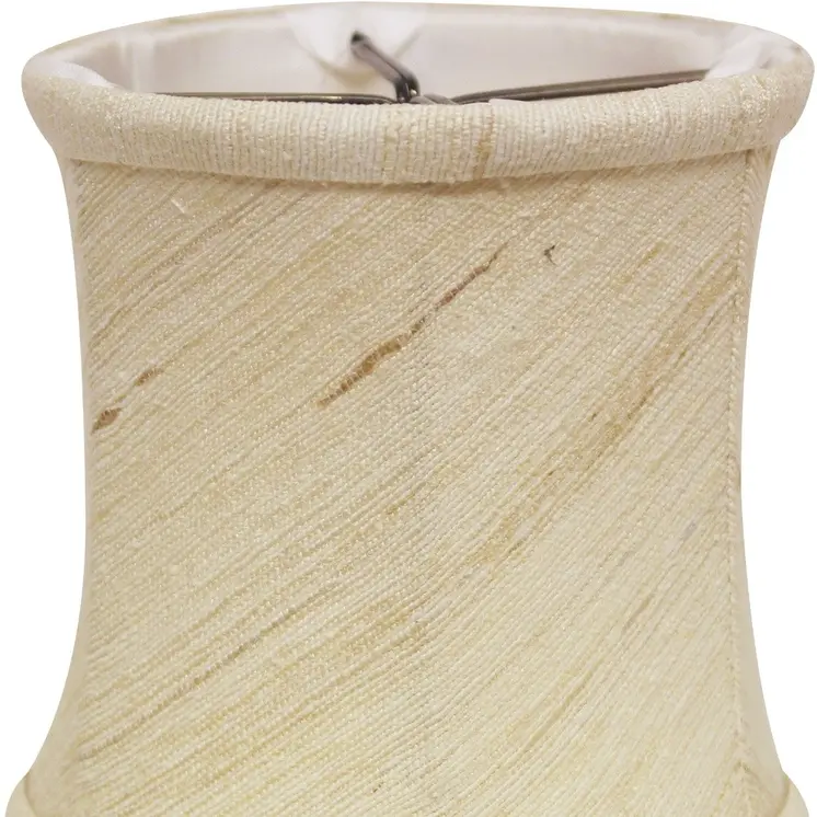 4" Inherent Set of 6 Corset Drum Chandelier Silk Lampshades