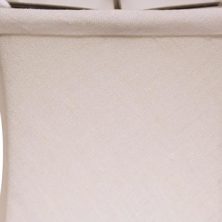 6" Snow Set of 6 Soft Box Chandelier Linen Lampshades