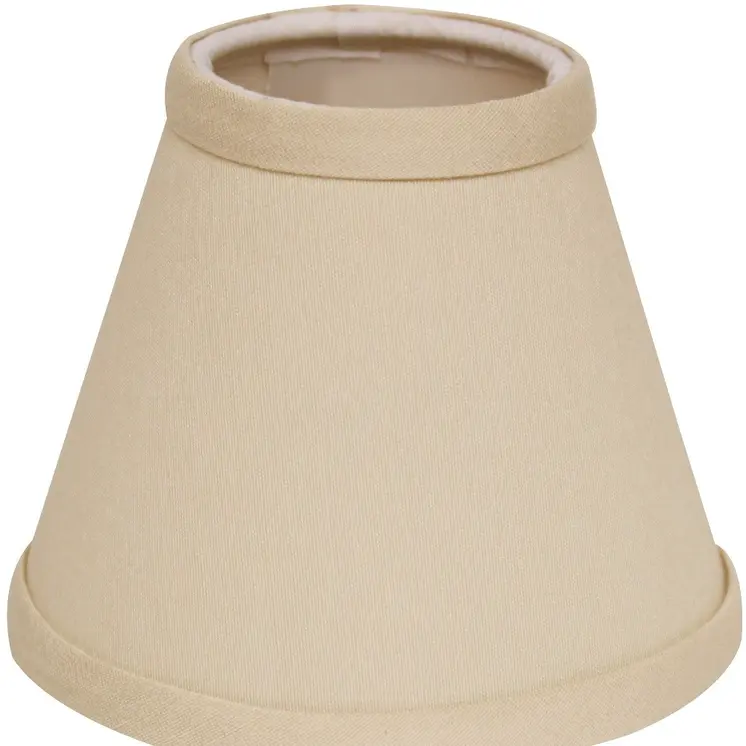 4" Slate Grey Set of 6 Chandelier No Slub Lampshades