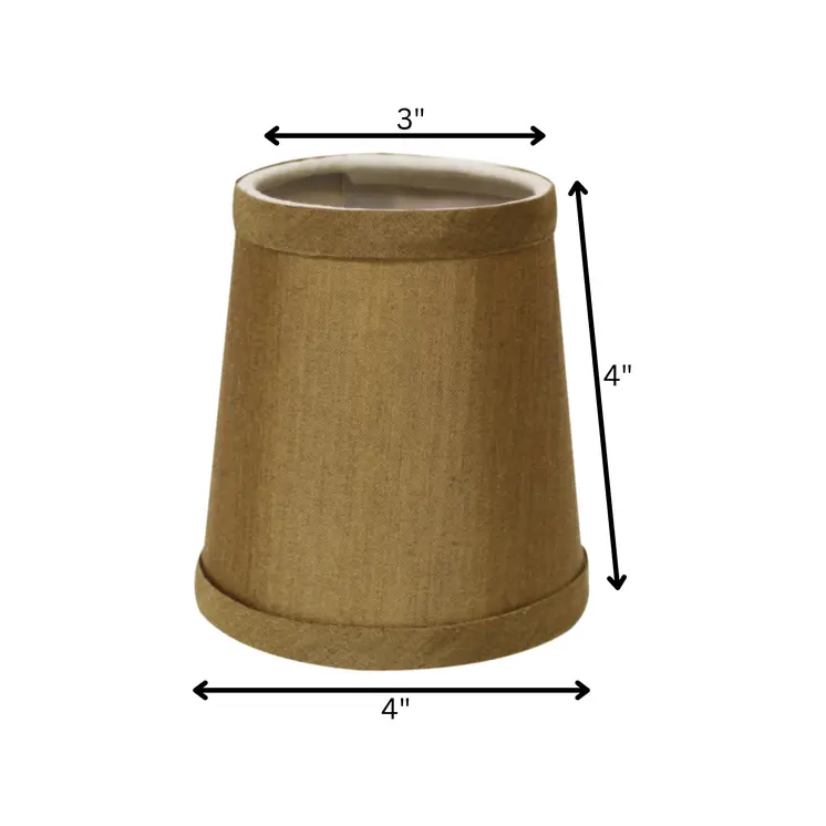 4" Laurel Set of 6 Chandelier No Slub Lampshades
