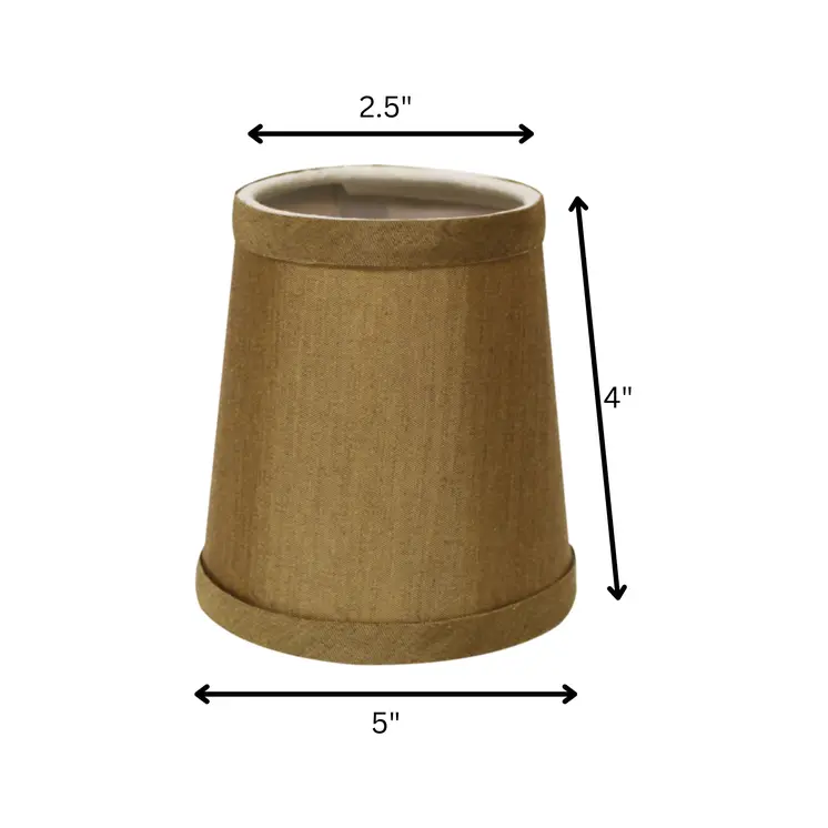 5" Laurel Set of 6 Chandelier No Slub Lampshades