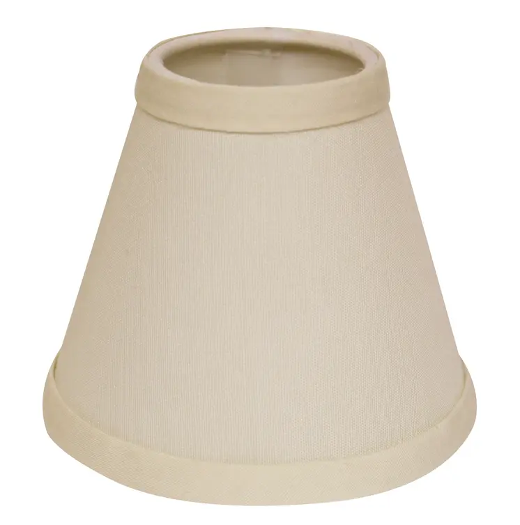 Ivory No Slub Innsbruck Empire Lamp shade 4"W Bottom