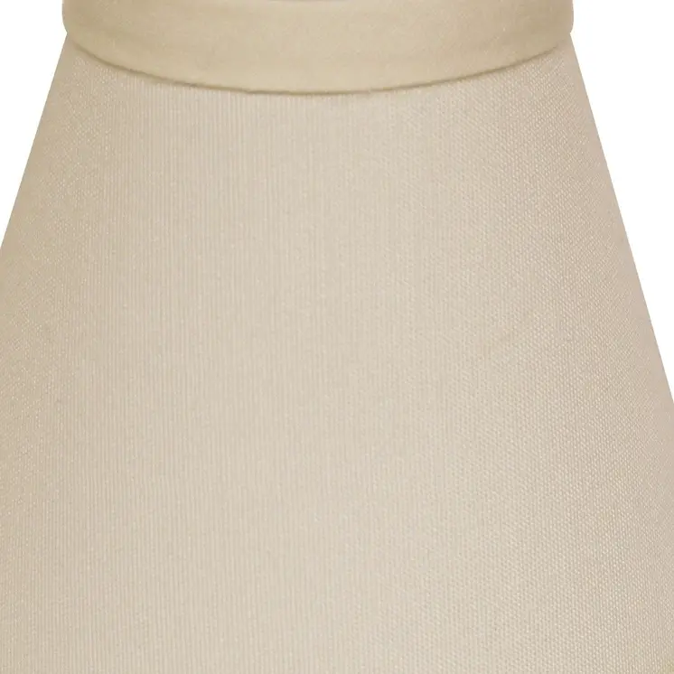 Ivory No Slub Innsbruck Empire Lamp shade 4"W Bottom