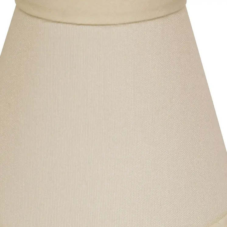 Ivory No Slub Innsbruck Empire Lamp shade 5"W Bottom
