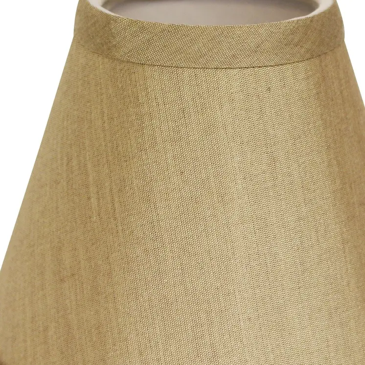 4" Pale Brown Set of 6 Chandelier No Slub Lampshades