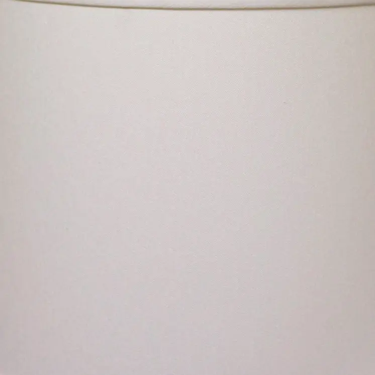 13" White Throwback Drum No Slub Lampshade