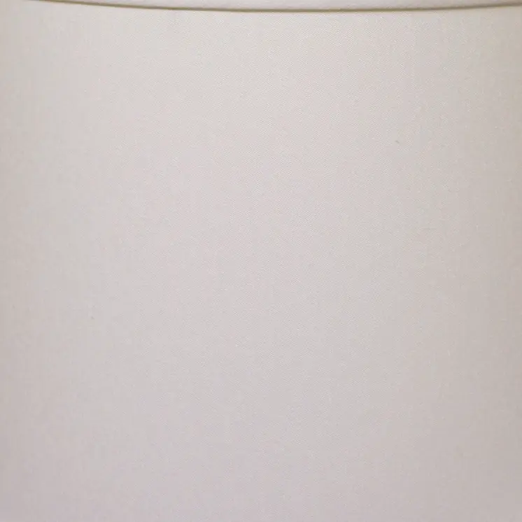 18" White Throwback Drum No Slub Lampshade