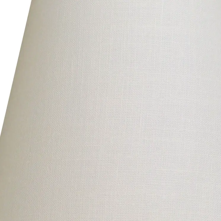 8" White Hardback Empire Linen Lampshade