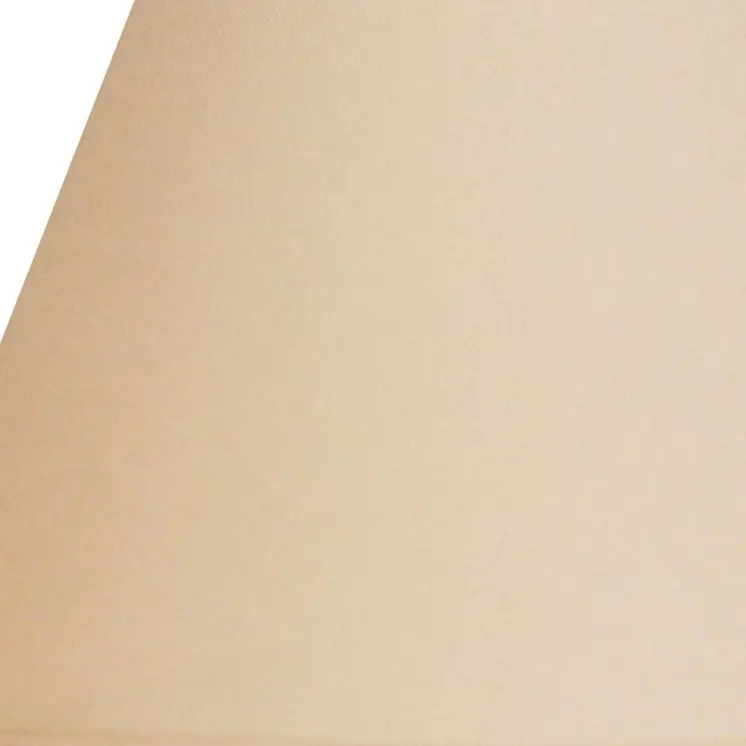 12" Parchment Biege Premium Empire Slanted Linen Lampshade