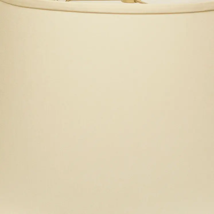 18" Ivory Rounded Empire Slanted No Slub Lampshade