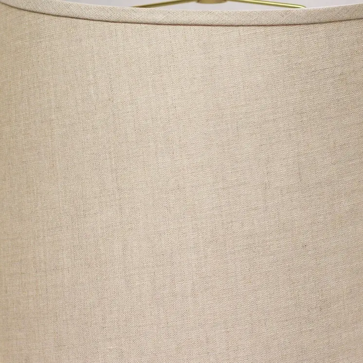 18" Dark Wheat Rounded Empire Slanted Linen Lampshape