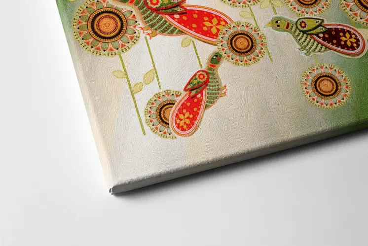 Cosmic Birds Matte Canvas 1 Wrapped Canvas Print Wall Art