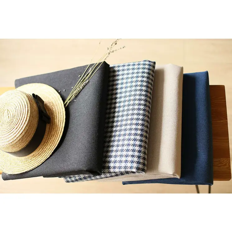 Set Of Two 20" X 12" Brown And Black Houndstooth Zippered Handmade Polyester Lumbar Pillow