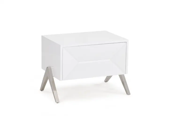 19" Wood One Drawer Nightstand
