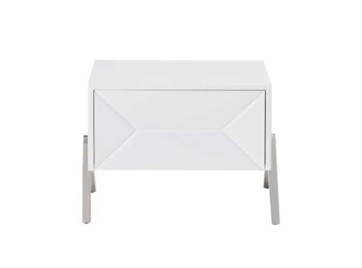19" Wood One Drawer Nightstand