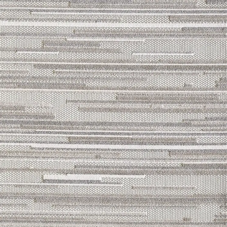 7' X 9' Gray Abstract Stain Resistant Indoor Outdoor Area Rug