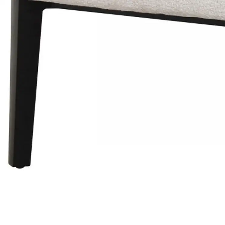 30" Gray And Black Upholstered Wingback Chair