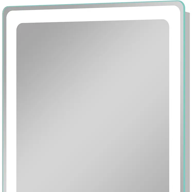 36" Silver Lighted Unframed Bathroom Vanity Mirror