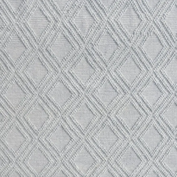 6' X 9' Gray Geometric Handmade Area Rug