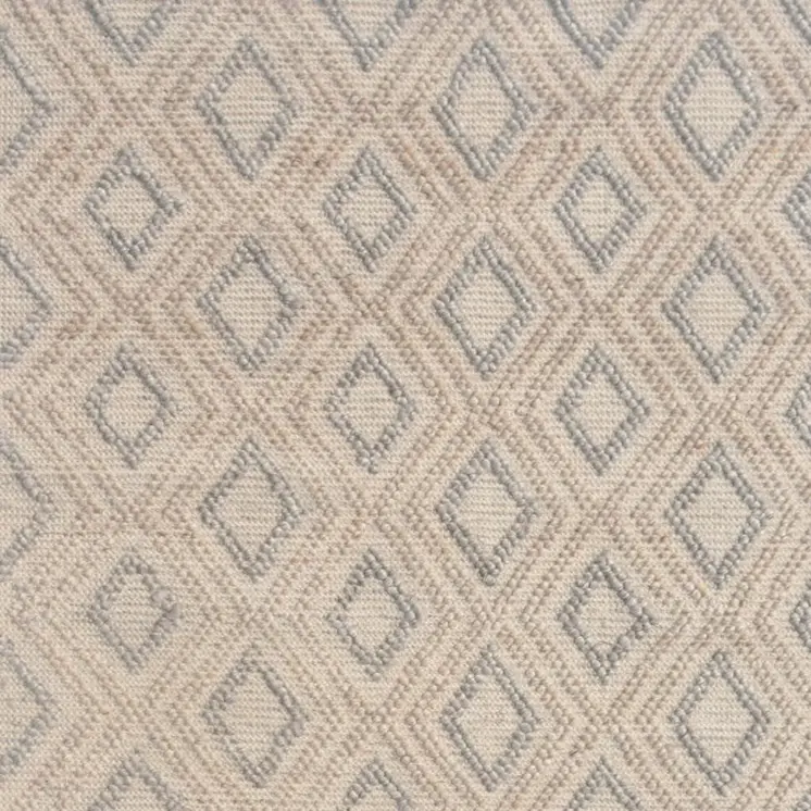 6' X 9' Natural Geometric Handmade Area Rug