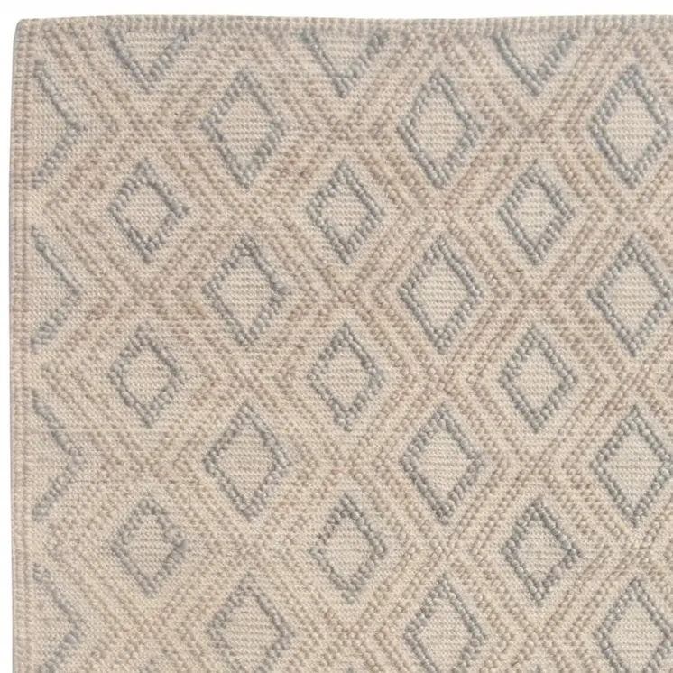 8' X 11' Natural Geometric Handmade Area Rug