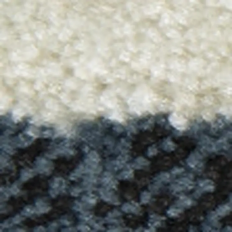 5' X 8' Blue Geometric Area Rug