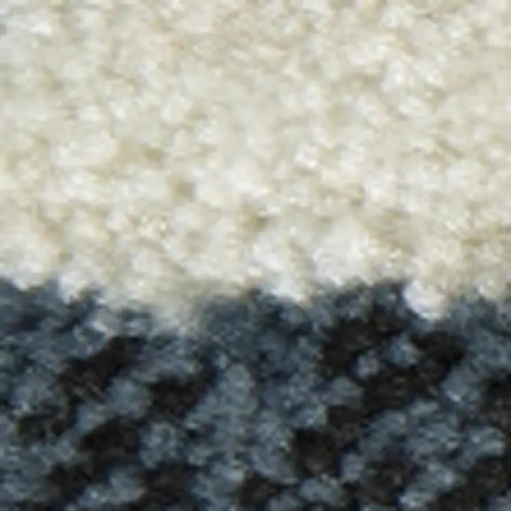 5' X 8' Blue Geometric Area Rug