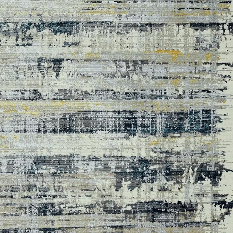 4' X 6' Blue Abstract Area Rug
