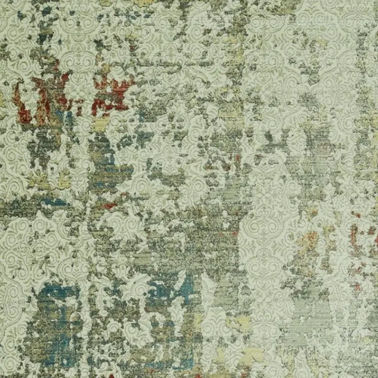 8' X 11' Ivory Abstract Area Rug