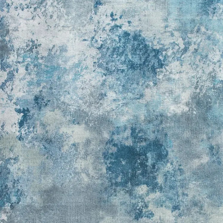 6' X 9' Blue Abstract Area Rug
