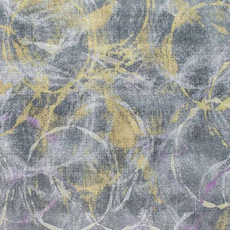 8' X 10' Gray Abstract Area Rug