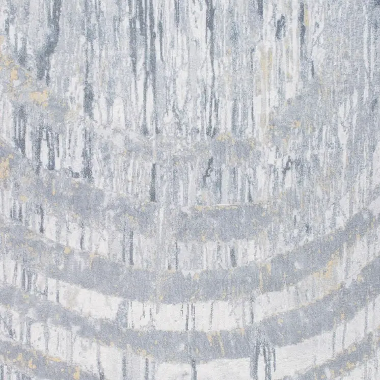 8' X 10' Gray Abstract Area Rug
