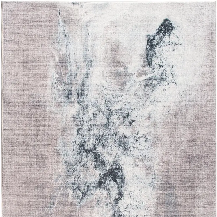 6' X 9' Sand Abstract Area Rug