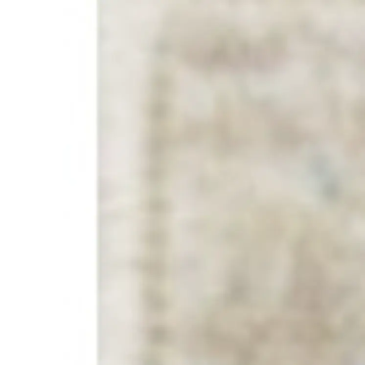 8' Ivory Chevron Runner Rug