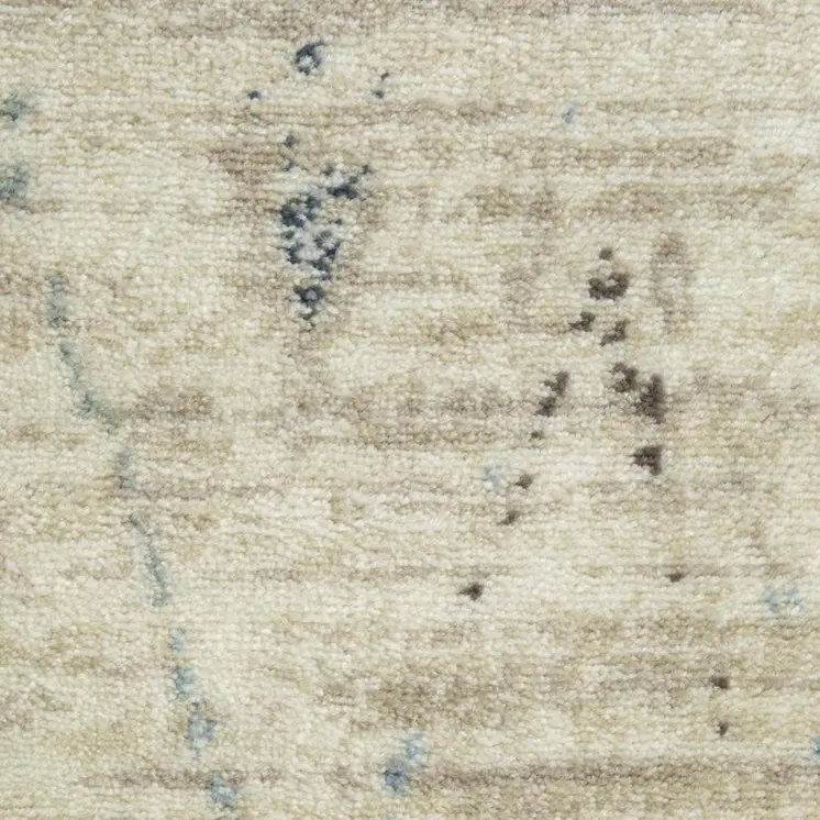 3' X 5' Ivory Chevron Area Rug